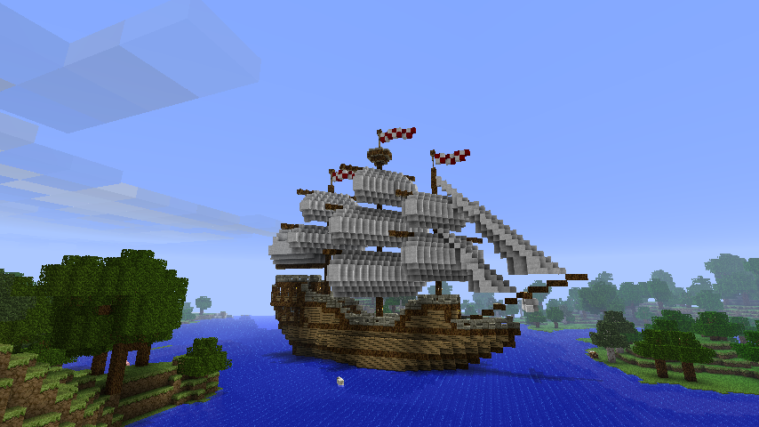 Minecraft Pirate Ship